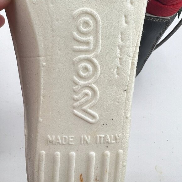 Asolo Tour Snowpine Women Size 9 Black Red Ski Lace Up Vibram Sole Asoflex Boot - Picture 15 of 16